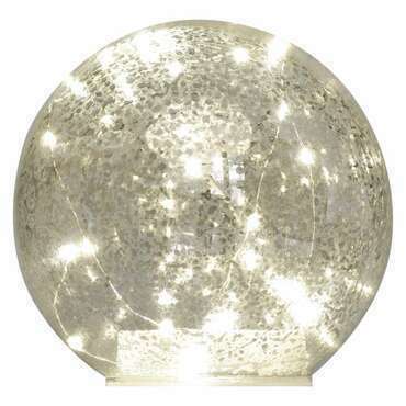 EMOS DCLW35 20LED SPECKLED GOLDEN GLASS BALL 3AA WW