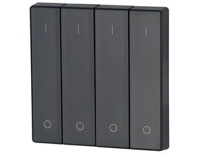 EATON 147600 CWIZ-04/14 Kryt RF tlačítka 4x1/4 55x55mm 1-0, Antracitová, matná