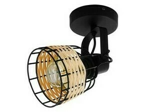 Svítidlo bodové EGLO WL DL 1 E27 SCHWARZ RATTAN ANWICK 1