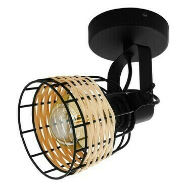 Svítidlo bodové EGLO WL DL 1 E27 SCHWARZ RATTAN ANWICK 1