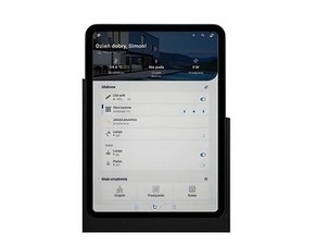 Držák na tablet SIMON GO GFO1G10/149, nástěnný otevřený, Apple iPad 10,9” 10. gen., černá mat