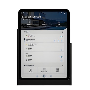Držák na tablet SIMON GO GFO1G10/149, nástěnný otevřený, Apple iPad 10,9” 10. gen., černá mat