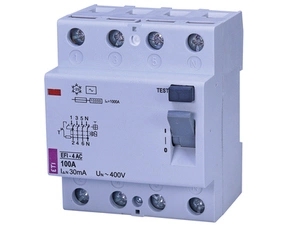 Chránič čtyřpolový ETI 002062151 EFI-4 AC 100/0,03