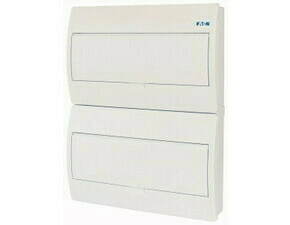 Rozvodnice nástěnná EATON 281694 BC-O-2/36-TW-ECO, bílé plast. dveře, 2 řady, 36 modulů