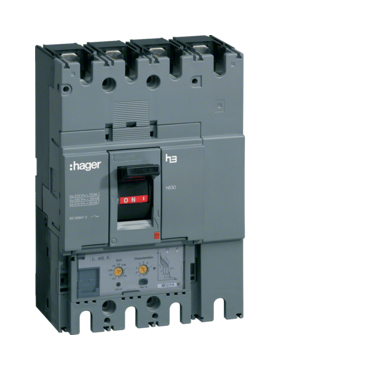 HAG HMW631JR Kompaktní jistič h3+ P630 LSI 50 kA, 4-pólový, In 630 A