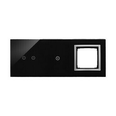 Kryt dot. ovl. SIMON 54 TOUCH DSTR3210/74, 3 ovl. SIMON 54 TOUCH 54 Touch, 2 dotyk.+1 dotyk.+1 otvor