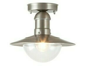 Venkovní stropní svítidlo Oslo saténová chromová E27 1×60W RABALUX 8763