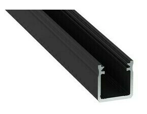 LED profil GREENLUX AL-PROFIL Y BLACK 1M (10-0092-10)