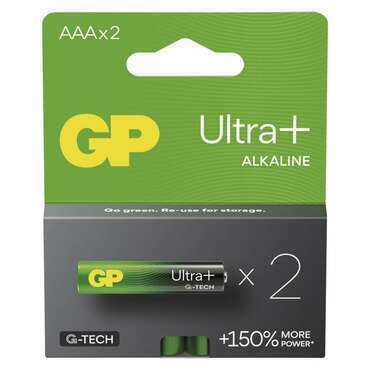 Baterie alkalická GP ULTRA B03112 PLUS AAA (LR03) 2PP