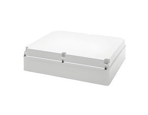 Spojovací krabice GEWISS GW44211 s víkem, plast. šroub, plombovací, ip56, 460x380x120, hladké stěny