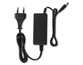 Adaptér napájecí MC LED adaptér 24W, DC 24V/1A, IP20, černý plast, s vidlicí