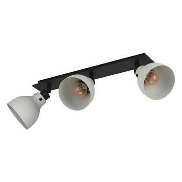 Svítidlo bodové EGLO BALKEN 3 E27 GRAU SCHWARZ MATLOCK