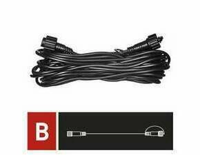 EMOS D2ZB01 PROFI-CONN EXT. WIRE 10M-BLACK IP44