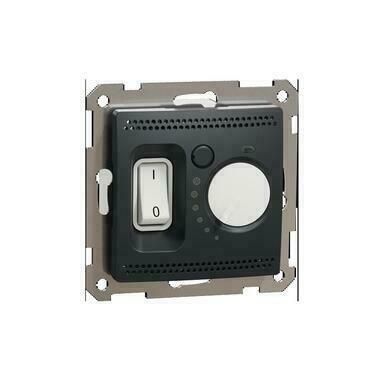 SCHN SDD114506 Sedna D/E - Prostorový termostat 16A, Antracit RP 0,19kč/ks
