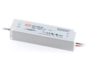 Napájecí zdroj LED GREENLUX LED napájecí zdroj MEAN WELL LPV-100-24V-IP67-MW