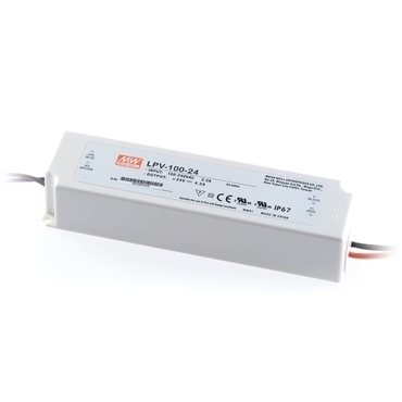 Napájecí zdroj LED GREENLUX LED napájecí zdroj MEAN WELL LPV-100-24V-IP67-MW