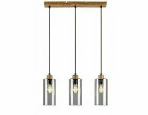 Svítidlo závěsné RABALUX 72123 TANNO dub E27 3x MAX 25W
