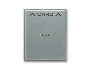 Kryt spínače ABB Time 3559E-A00700 36, ocelová, kartového, s čirým průzorem
