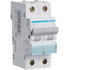 Jistič dvoupolový HAGER MCN213 2 pól. 13A, char.C, 6 kA