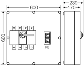 HEN Mi 7866 Vypínačová rozvodnice