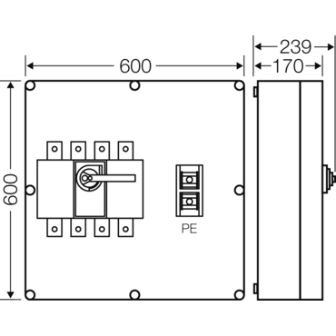 HEN Mi 7866 Vypínačová rozvodnice