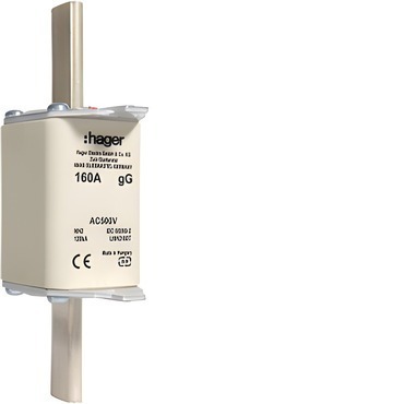 HAG LNH2160M Pojistka nožová NH2C gG 500V 160A dvojitá signalizace