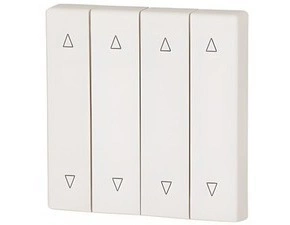 EATON 147621 CWIZ-04/21 Kryt RF tlačítka 4x1/4 55x55mm, Nahoru-dolů, Bílá, matná