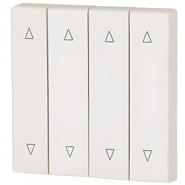 EATON 147621 CWIZ-04/21 Kryt RF tlačítka 4x1/4 55x55mm, Nahoru-dolů, Bílá, matná