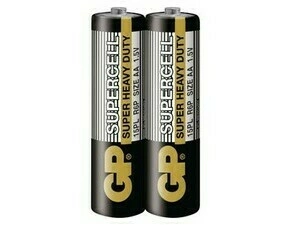 Baterie zinková GP SUPERCELL B11202 AA (R6), 2SH