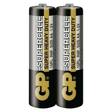 Baterie zinková GP SUPERCELL B11202 AA (R6), 2SH
