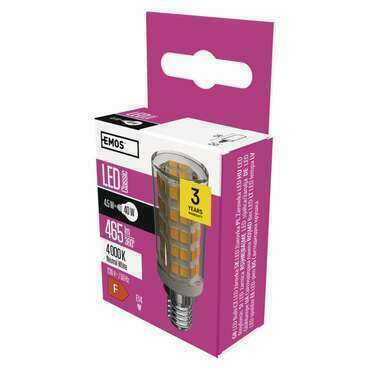 EMOS ZQ9141 LED JC A++ 4,5W(40W) 465lm E14 NW