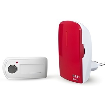 ELB 1120 BZ11 červená Bezdrátový zvonek - 230V AC