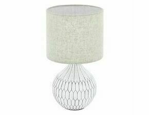 Svítidlo stolní EGLO TL 1 E27 WEISS H-BRAUN BELLARIVA 3