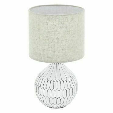 Svítidlo stolní EGLO TL 1 E27 WEISS H-BRAUN BELLARIVA 3