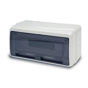 FAM Skříň 3964 AcquaCOMBI IP65, 13 modulů, 175x330x155mm (pro rozšíření počtu modulů)