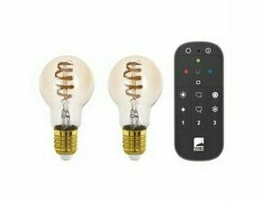 EGLO SET 2XLM-ZIG-CCT E27 A60 4,9W AMB+FB