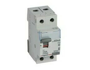 Chránič dvoupolový LEGRAND 411533 TX3 CHRÁN. 2P 100A 300MA AC