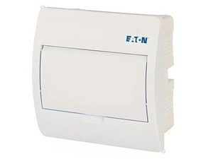 Rozvodnice zápustná EATON 281697 BC-U-1/8-TW-ECO, bílé plast. dveře, 1 řada, 8 modulů