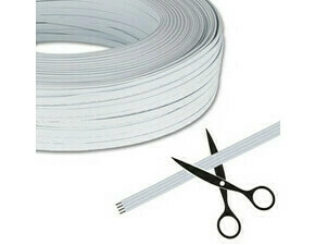 MC LED 4-žilový plochý PVC kabel AWG 20/0,52 mm2, bílý