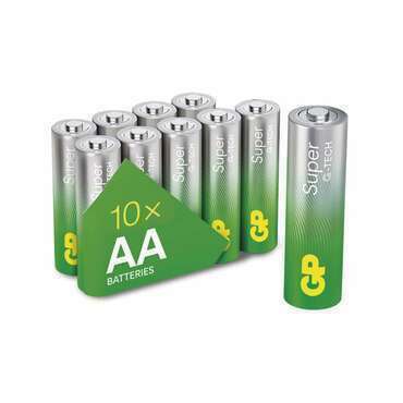 Baterie alkalická GP SUPER B0121G AA (LR6) 10PP