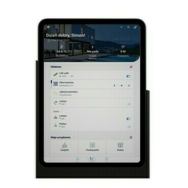 Držák na tablet SIMON GFO2A8/149, nástěnný otevřený, Samsung Galaxy Tab A8 10,5”, černá mat