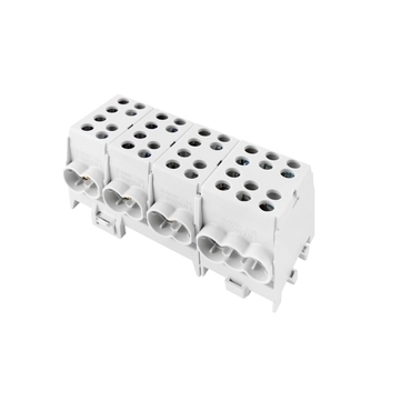 Svorkovnice rozbočovací ELEMAN 1000380 HLAK 35-4/10 GR-S, 125A, 4pól., AL/CU, IP20 šedá