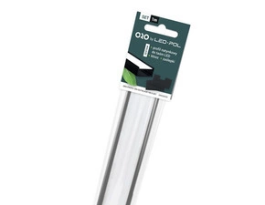 SET LED profilu LED POL ORO-PROFIL-UNI-OUT-BLACK-1M-S-SET