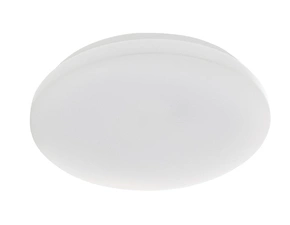 FULGUR s-03419 přisaz.,kulaté svítidlo, plastové bílé stínítko s bílým plast. rámem