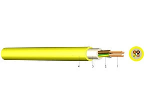 Kabel jednožilový NSSHOEU-J 03x95+3x50/3E pryžový, měděný