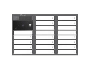 DV SYSTEM: 18 až 21 tlačítek + KAMERA + BOD Lite: čtečka RFID čipů MIFARE 13,56MHz (2M+2M+2M) - Na z