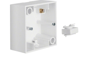 HAG 10419909 Krabice, 1-násobná na omítku, Berker S.1, bílá, mat