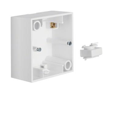 HAG 10419909 Krabice, 1-násobná na omítku, Berker S.1, bílá, mat