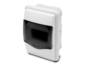 Rozvodnice zápustná FAM Rozvodnice NUOVA 3504 IP40, 4mod., průhl. dveře, 215x140x100mm