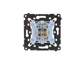 Spínač jednopólový SIMON SW1MR, (přístroj), řazení 1, 10 A/250 V~, bezšroubové svorky,